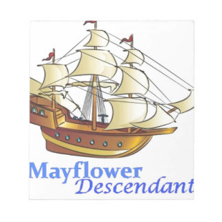 Bloco De Notas Navio de vela descendente Mayflower