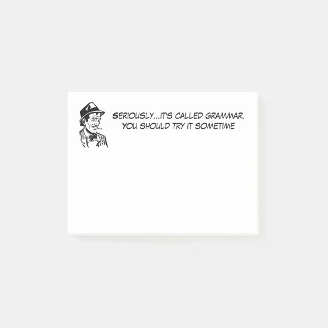 Bloco De Notas Nazi engraçado da gramática (Frente)