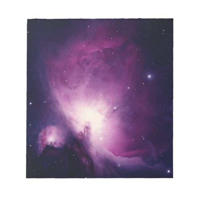 Bloco De Notas nebulosa de oriões de MILKY WAY GALAXY (Frente)