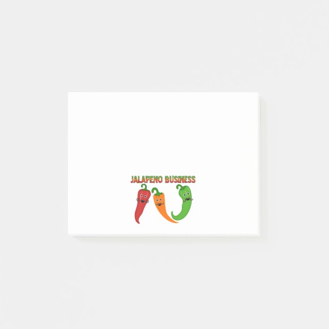 Bloco De Notas Negócio do Jalapeno (Frente)