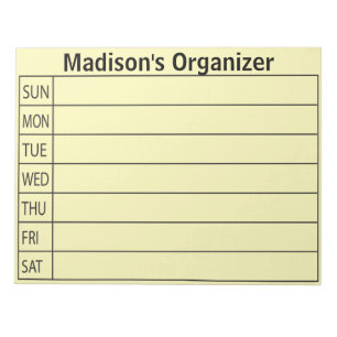 Bloco De Notas Negócios do Planejador Diário