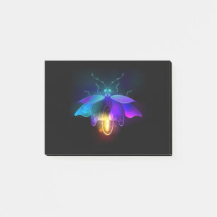 Bloco De Notas Neon Firefly a preto
