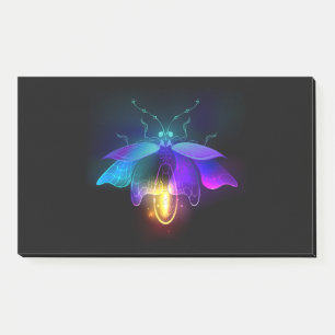 Bloco De Notas Neon Firefly a preto