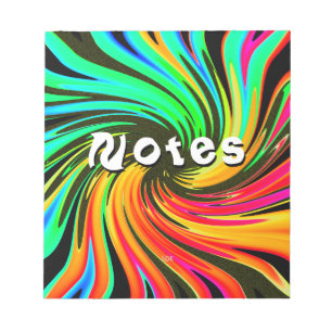Bloco De Notas Neon Whirlpool Galaxy