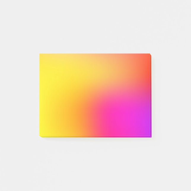 Bloco De Notas Neon Yellow e Pink (Frente)