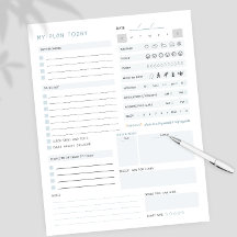 Neurodivergente do ADHD do Planejador Diário