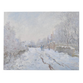 Bloco De Notas Neve na Argentina (por Claude Monet)