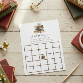 Bloco De Notas New Chapter Bridal Shower Bingo