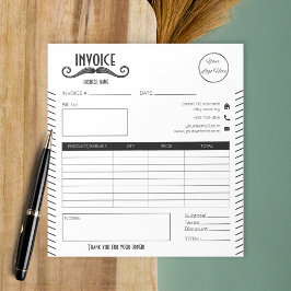 Bloco De Notas NFF exclusiva de compro de barbeador de logotipo p