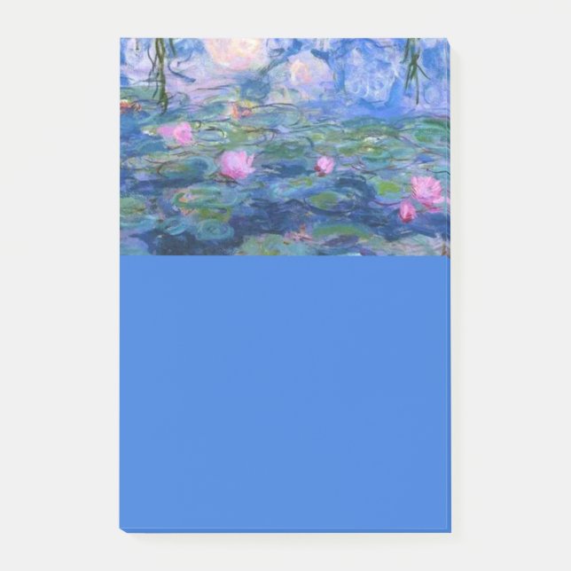 Bloco De Notas Ninféias de Monet (Frente)