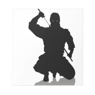 Bloco De Notas Ninja com Espada