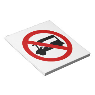 Bloco De Notas NO Tuk-Tuk TAXI ⚠ Sinal de Estrada Tailandês ⚠