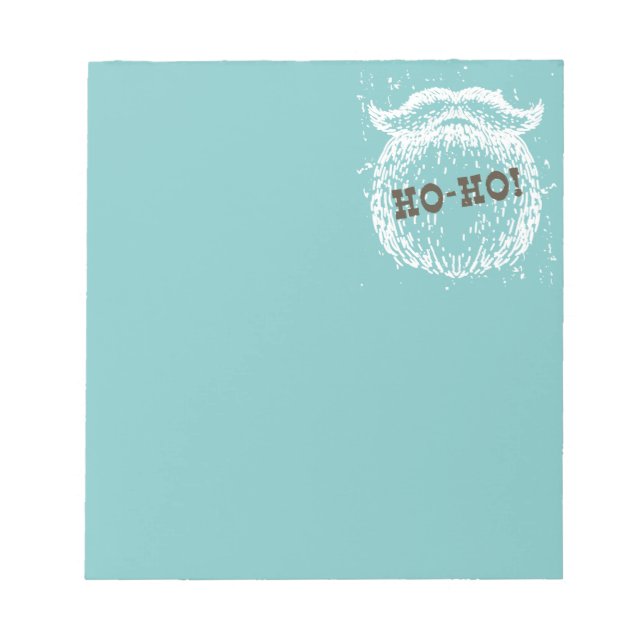 Bloco De Notas Noel de Papais noeis de Natal Ho-Ho (Frente)