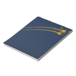 Bloco de Notas Noite Estrelada Céu Azul Escuro Est