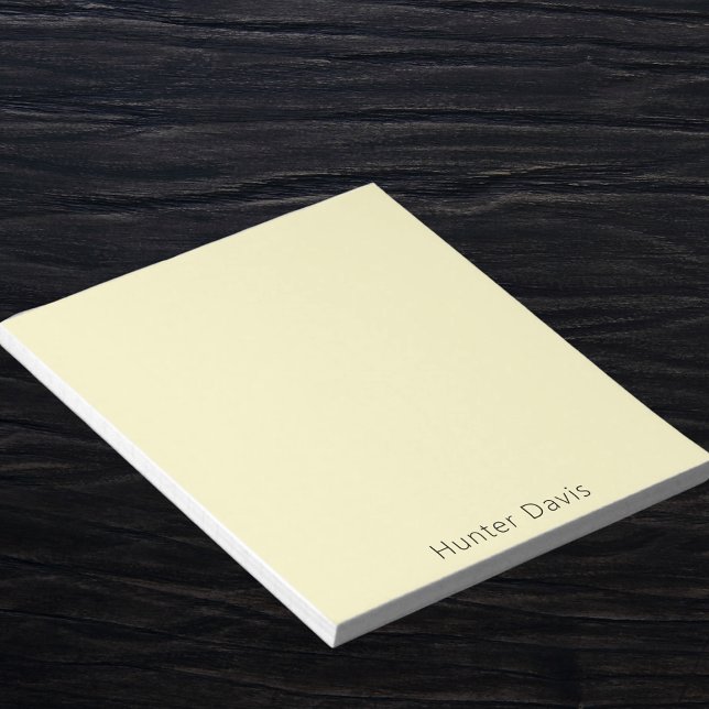 Bloco De Notas Nome amarelo limão (Criador carregado)