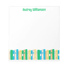 Bloco De Notas Nome da biblioteca de amantes de livros