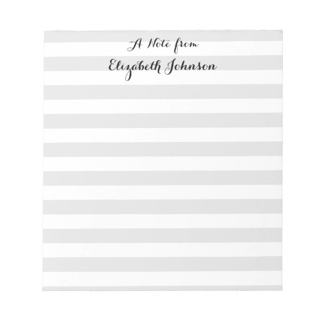 Bloco De Notas Nome de Professores do Jardim de Infância Moderno  (Frente)