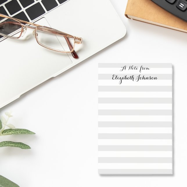 Bloco De Notas Nome de Professores do Jardim de Infância Moderno  (Elegant Modern Kindergarten School Teachers Name Post-it Notes)