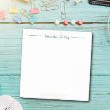 Nome do Cheio do Monograma Verde Escuro Mínimo