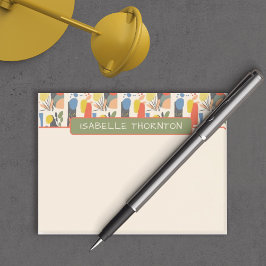 Bloco De Notas Nome do Padrão de Abstrato Colorida Divertido