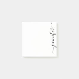 Bloco De Notas Nome do script de Rico de tendências, branco preto