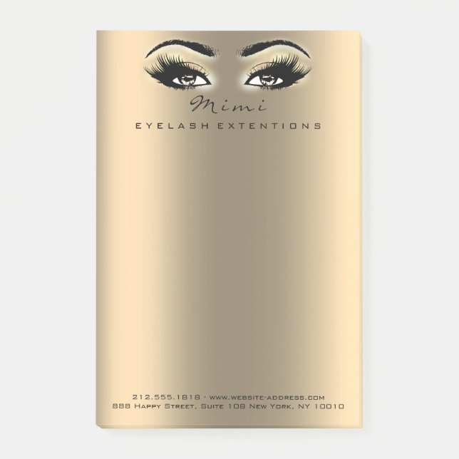 Bloco De Notas Nome Metálico Sepia Nome Web Telefone Telefone da  (Frente)