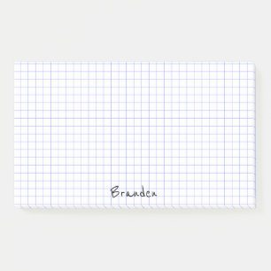 Bloco De Notas Nome minimalista, inicial, ou monograma do papel