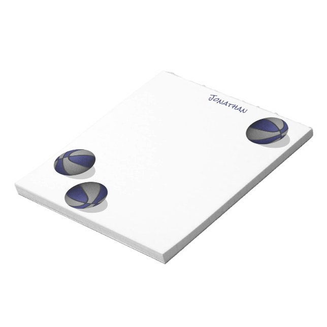 Bloco De Notas nome personalizado da equipe de basquetebol da cin (Invertido)