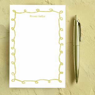 Bloco de Notas Nome PERSONALIZADO do Frame de Port