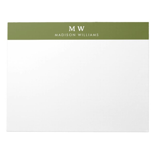 Bloco De Notas Nome Personalizado Material Comercial Profissional (Frente)