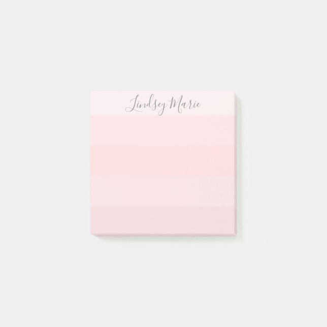 Bloco De Notas Nome PERSONALIZADO Posto-Notas de ti (Frente)