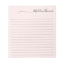 Nome Rosa Girly de Script Elegante Moderno