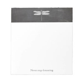 Bloco De Notas Nome simples da Dragonfly Natureza