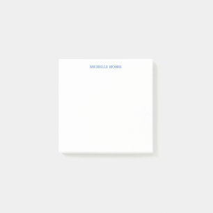Bloco De Notas Nome Simples Moderno Minimalista