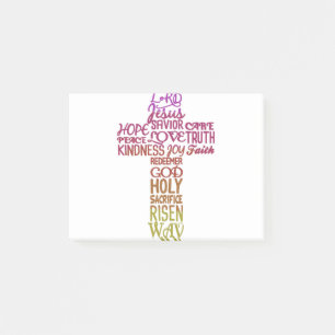 Bloco De Notas Nomes de Jesus em forma de design