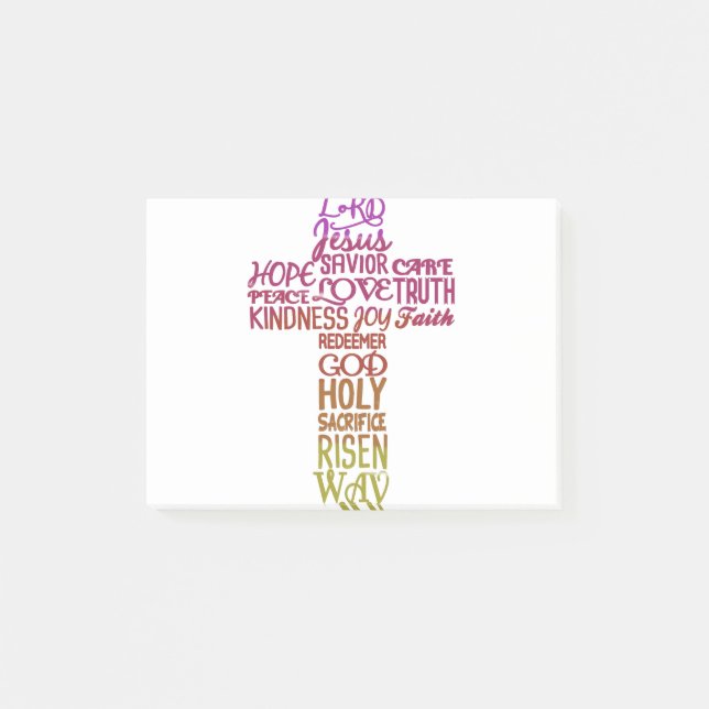 Bloco De Notas Nomes de Jesus em forma de design (Frente)