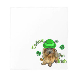Bloco De Notas Norwich Terrier St Patricks