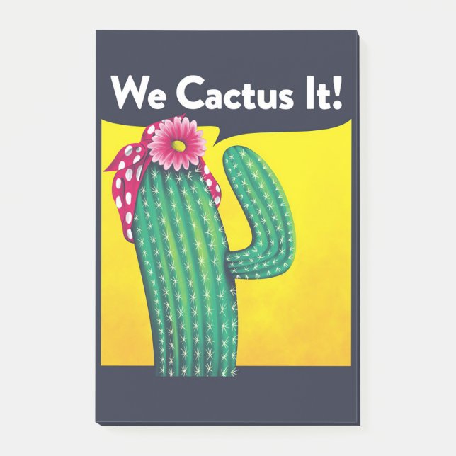 Bloco De Notas Nós Cactus (Frente)