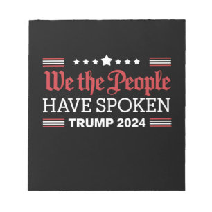 Bloco De Notas Nós, O Povo, Falamos Trump 2024