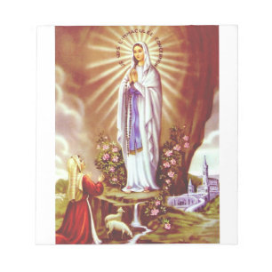 Bloco De Notas Nossa Senhora de Lourdes