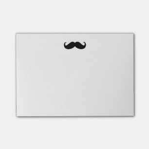 Bloco De Notas Nota 4x3 do Cargo-it® do bigode do hipster