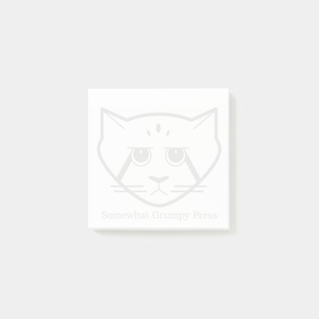 Bloco De Notas Nota adesiva Somewhat Grumpy Press (Frente)