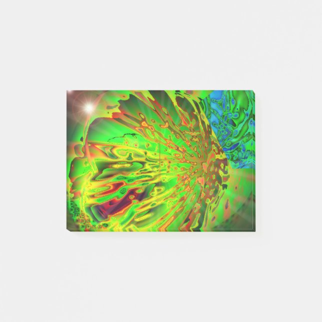 Bloco De Notas Nota Autoadesiva de Salpico Ácido (Frente)