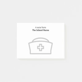 Bloco De Notas Nota da Enfermeira da Escola e Notas do Posto de B