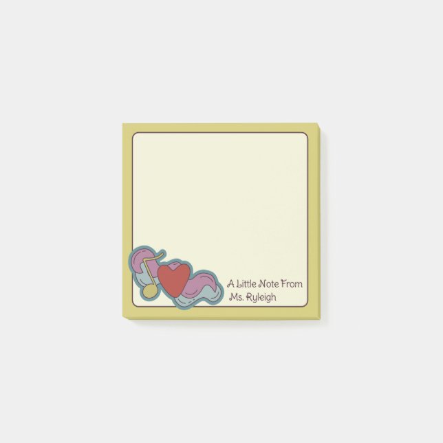 Bloco De Notas Nota de Amor: Rabiscos para Amantes de Música Amar (Frente)