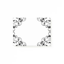 Nota de post-it à moda