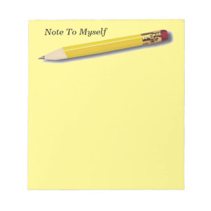Bloco De Notas Nota Para Mim Próprio