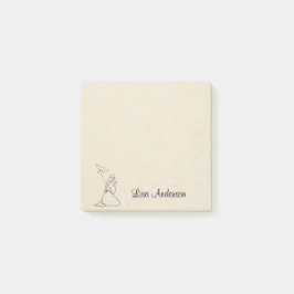 Bloco De Notas Nota Personalizada Postando Notas