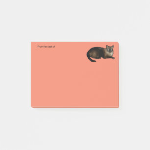Bloco De Notas Notas 4 x 3 do Siamese Cat Post-it®