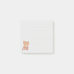 Bloco De Notas Notas adesivas Besties para sempre